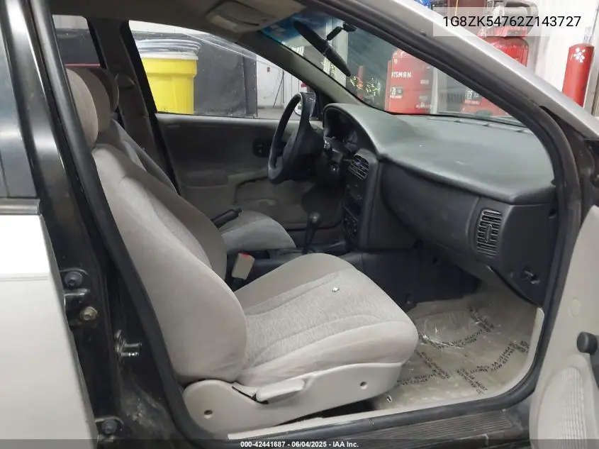 2002 Saturn S-Series Sl2 VIN: 1G8ZK54762Z143727 Lot: 42441687