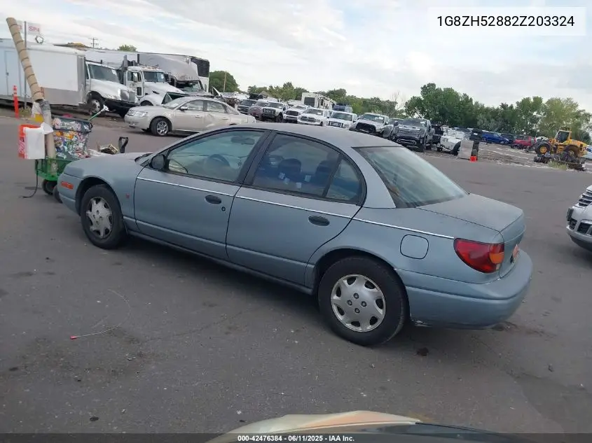 2002 Saturn S-Series Sl1 VIN: 1G8ZH52882Z203324 Lot: 42476384