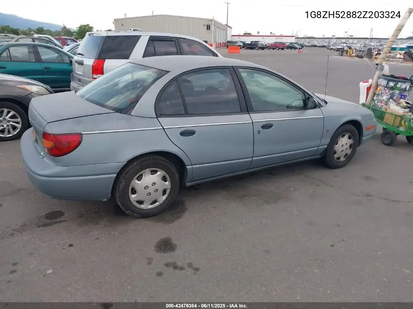 2002 Saturn S-Series Sl1 VIN: 1G8ZH52882Z203324 Lot: 42476384