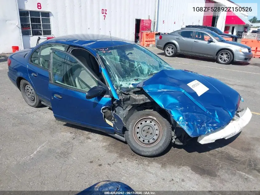 2002 Saturn S-Series Sl VIN: 1G8ZF52892Z150526 Lot: 42525262