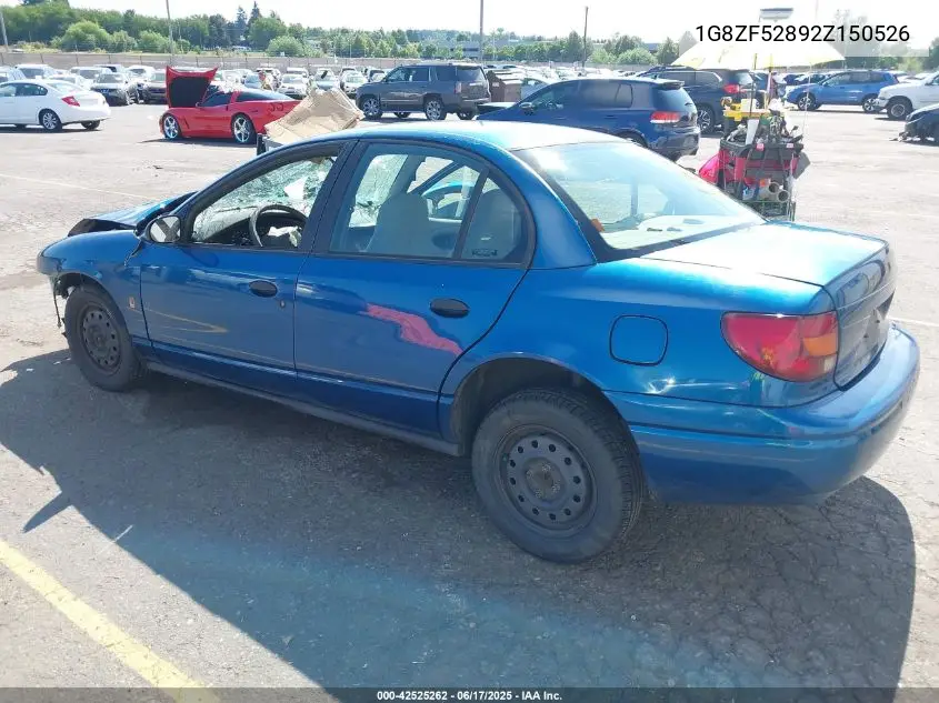 2002 Saturn S-Series Sl VIN: 1G8ZF52892Z150526 Lot: 42525262