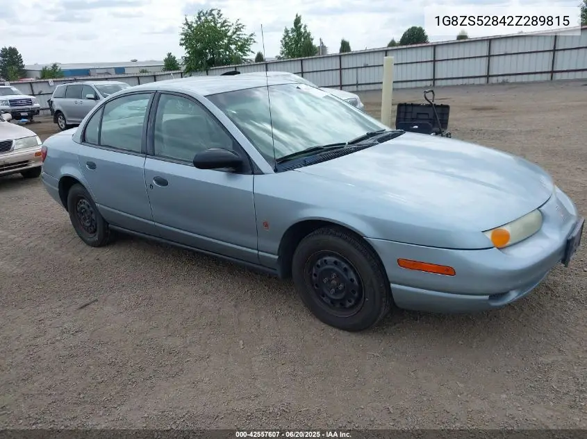 2002 Saturn S-Series Sl VIN: 1G8ZS52842Z289815 Lot: 42557607