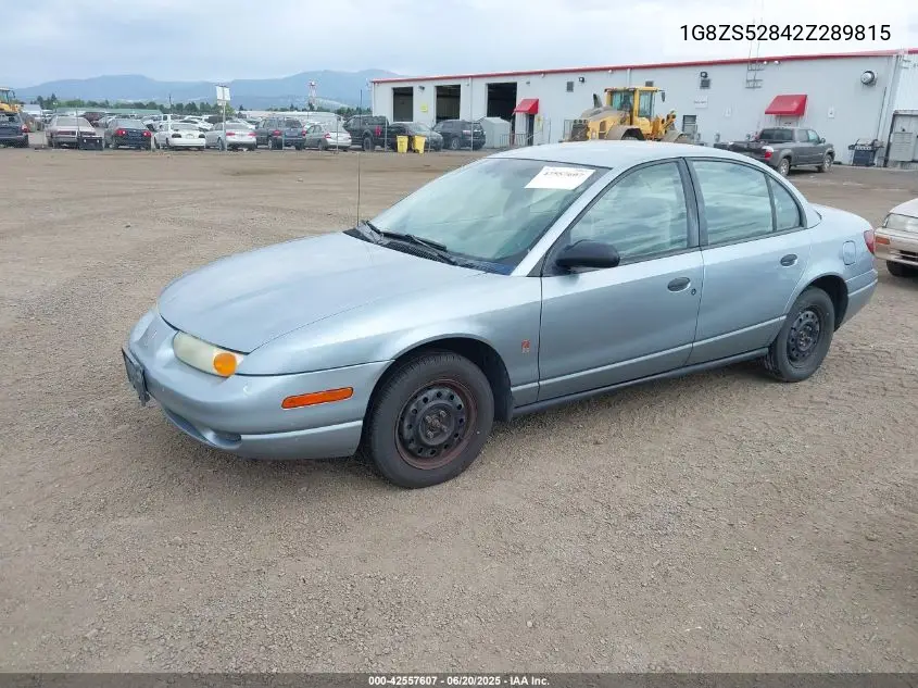 2002 Saturn S-Series Sl VIN: 1G8ZS52842Z289815 Lot: 42557607