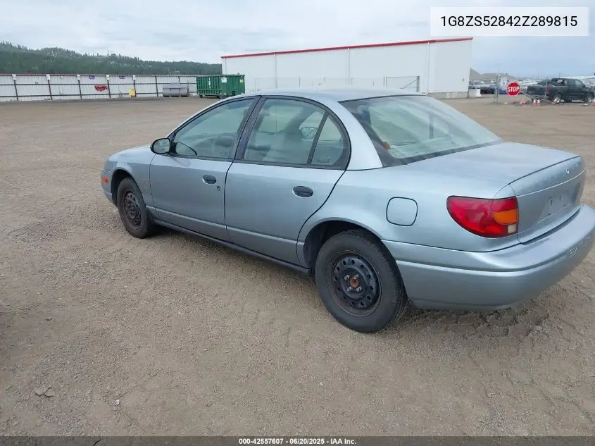 2002 Saturn S-Series Sl VIN: 1G8ZS52842Z289815 Lot: 42557607