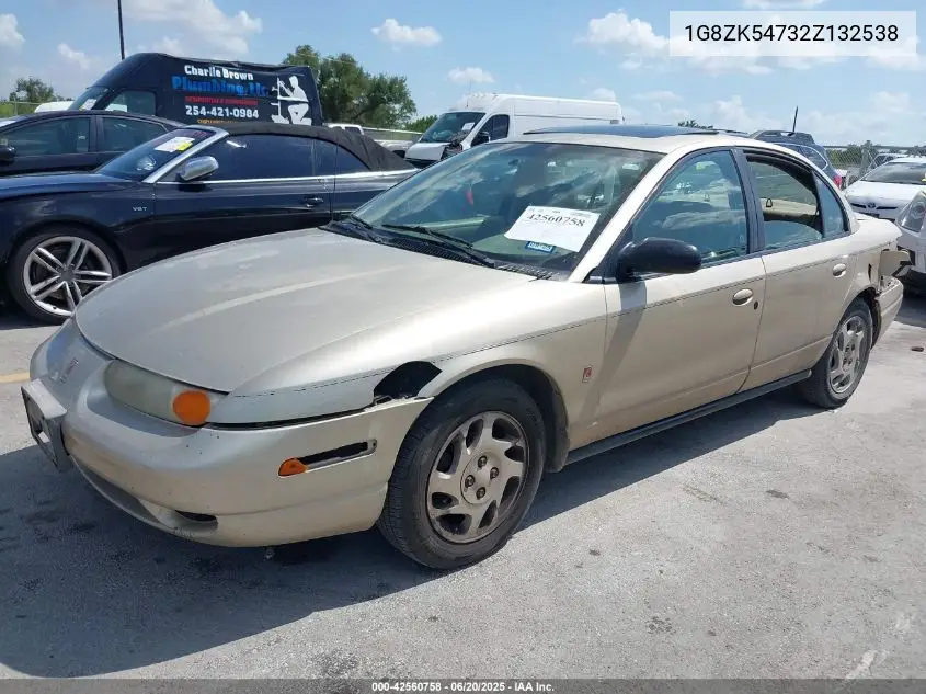 2002 Saturn S-Series Sl2 VIN: 1G8ZK54732Z132538 Lot: 42560758