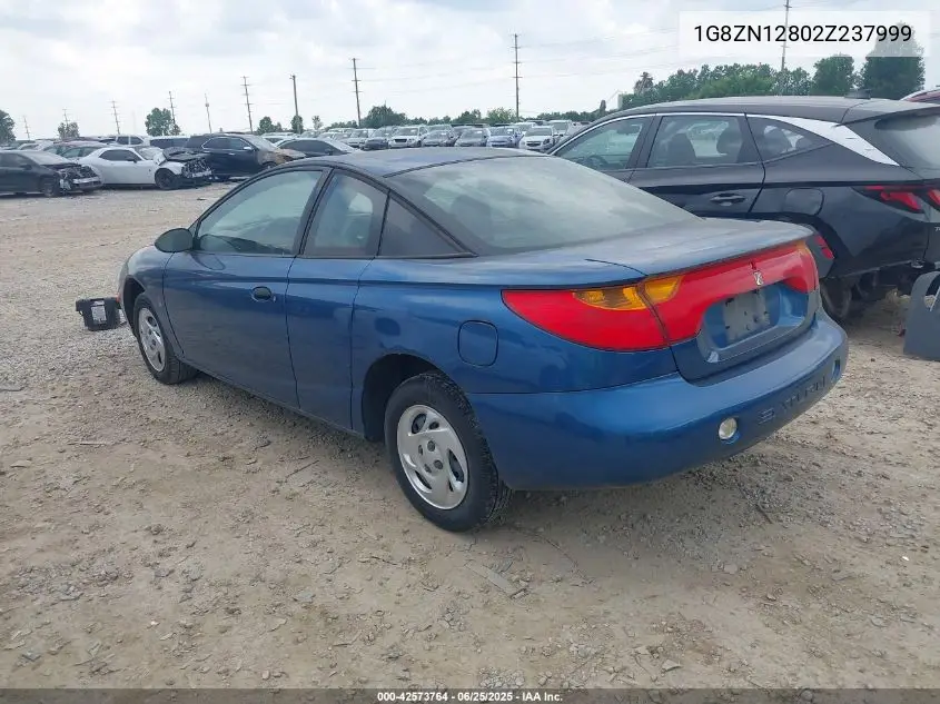 2002 Saturn S-Series Sc1 VIN: 1G8ZN12802Z237999 Lot: 42573764