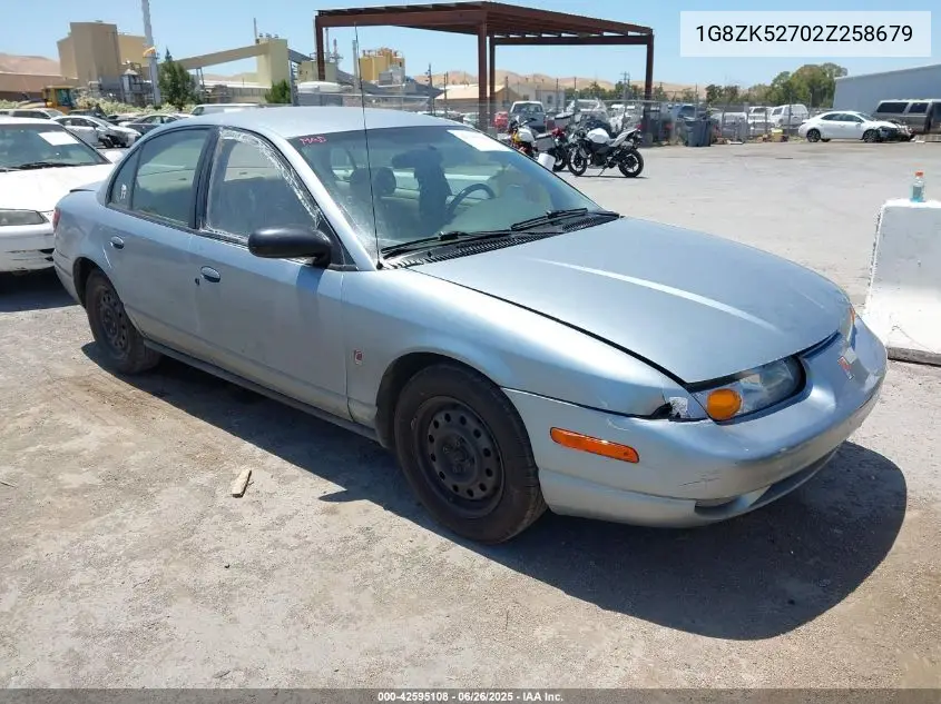 2002 Saturn S-Series Sl2 VIN: 1G8ZK52702Z258679 Lot: 42595108