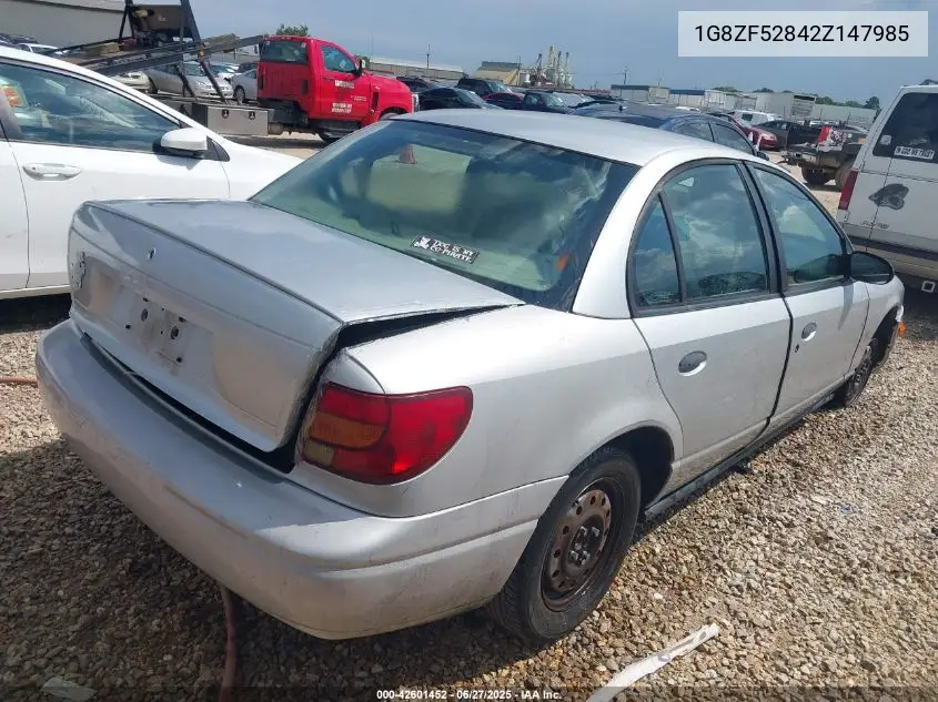 2002 Saturn S-Series Sl VIN: 1G8ZF52842Z147985 Lot: 42601452