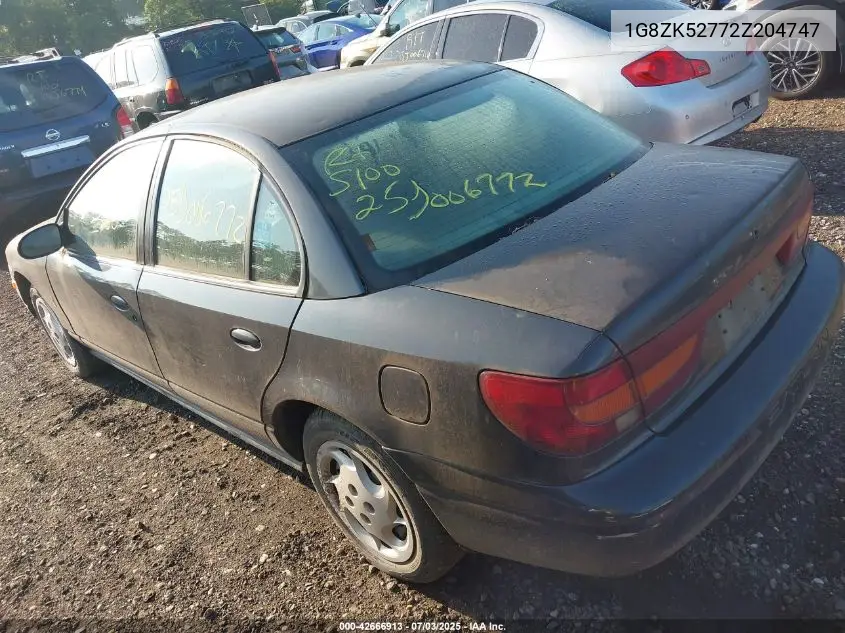 2002 Saturn S-Series Sl2 VIN: 1G8ZK52772Z204747 Lot: 42666913