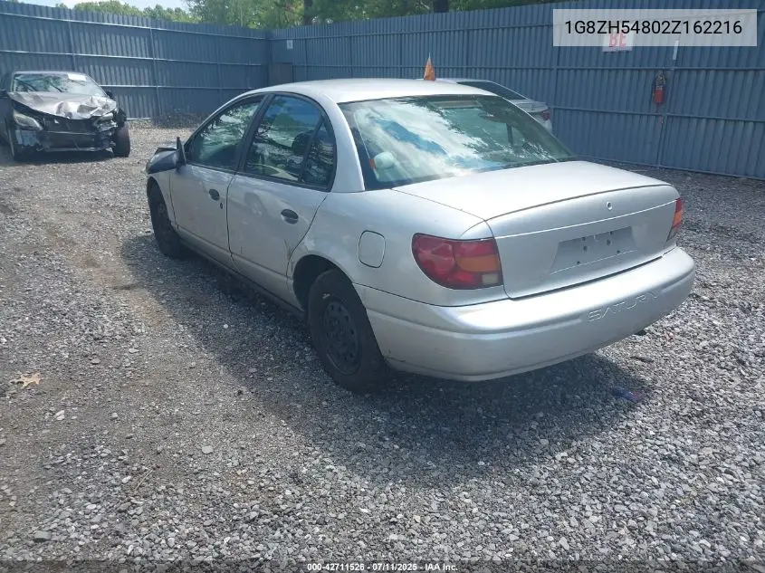 2002 Saturn S-Series Sl1 VIN: 1G8ZH54802Z162216 Lot: 42711526