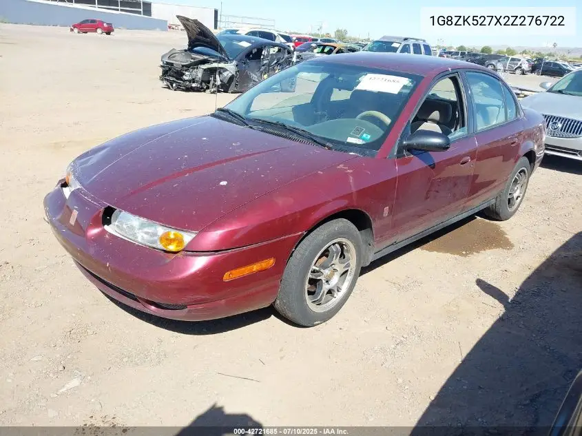 2002 Saturn S-Series Sl2 VIN: 1G8ZK527X2Z276722 Lot: 42721685