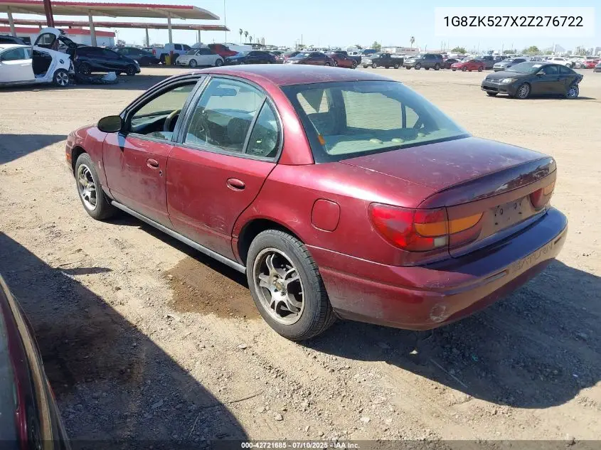 2002 Saturn S-Series Sl2 VIN: 1G8ZK527X2Z276722 Lot: 42721685