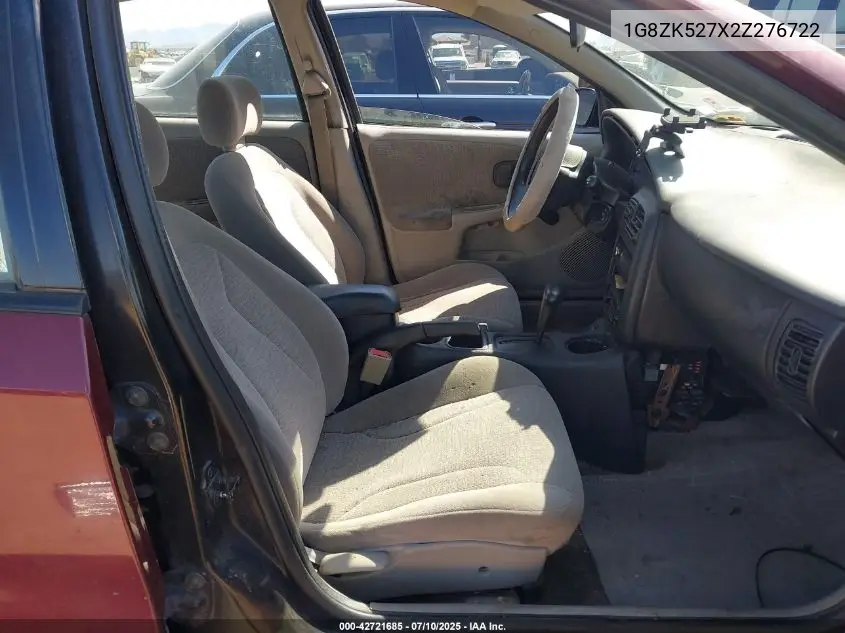 2002 Saturn S-Series Sl2 VIN: 1G8ZK527X2Z276722 Lot: 42721685