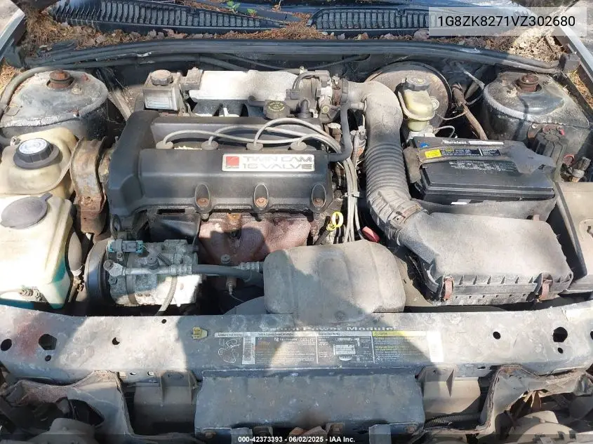1997 Saturn Sw Sw2 VIN: 1G8ZK8271VZ302680 Lot: 42373393