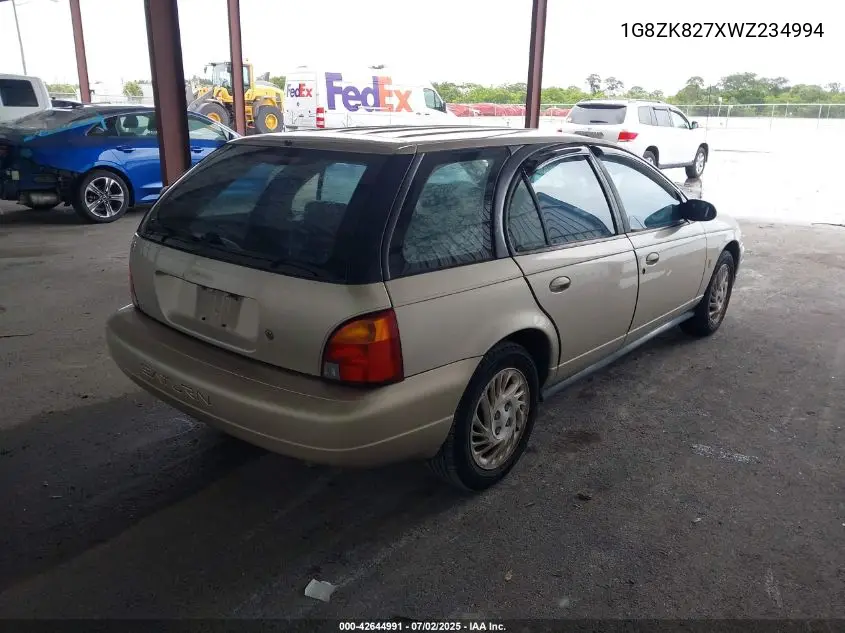 1998 Saturn Sw2 VIN: 1G8ZK827XWZ234994 Lot: 42644991