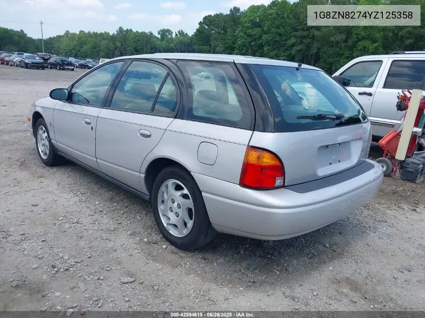 2000 Saturn Sw2 VIN: 1G8ZN8274YZ125358 Lot: 42594615