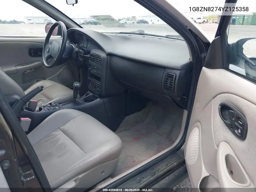 2000 Saturn Sw2 VIN: 1G8ZN8274YZ125358 Lot: 42594615