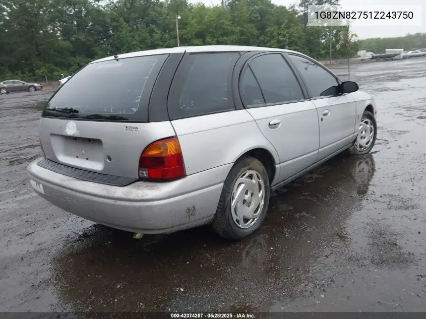 2001 Saturn Sw2 VIN: 1G8ZN82751Z243750 Lot: 42374267