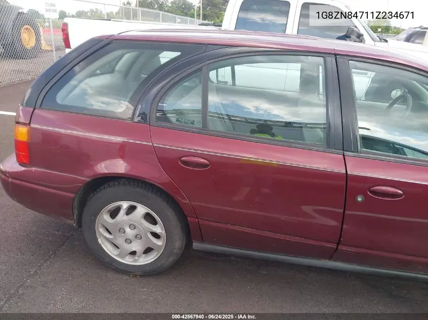 2001 Saturn Sw2 VIN: 1G8ZN84711Z234671 Lot: 42567940