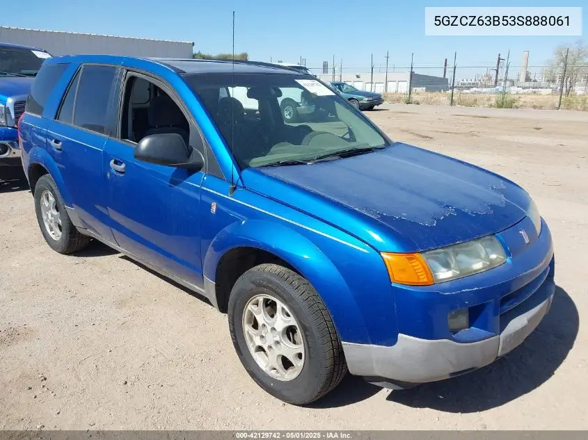 2003 Saturn Vue V6 VIN: 5GZCZ63B53S888061 Lot: 42129742