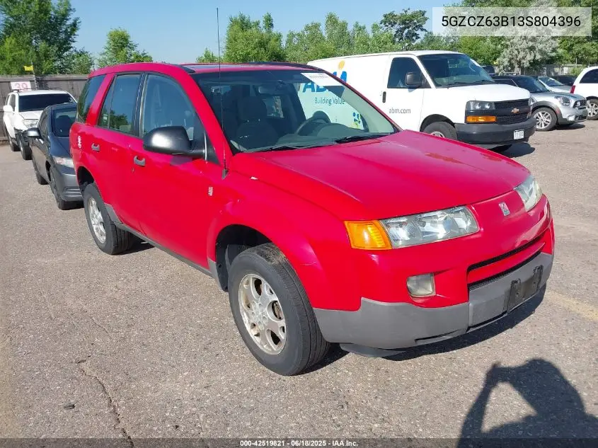 2003 Saturn Vue V6 VIN: 5GZCZ63B13S804396 Lot: 42519821
