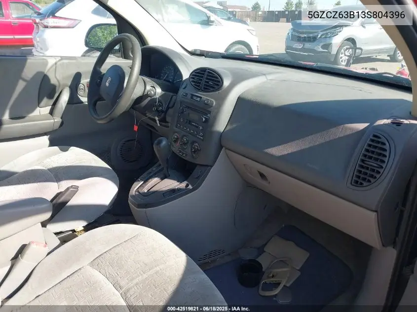 2003 Saturn Vue V6 VIN: 5GZCZ63B13S804396 Lot: 42519821