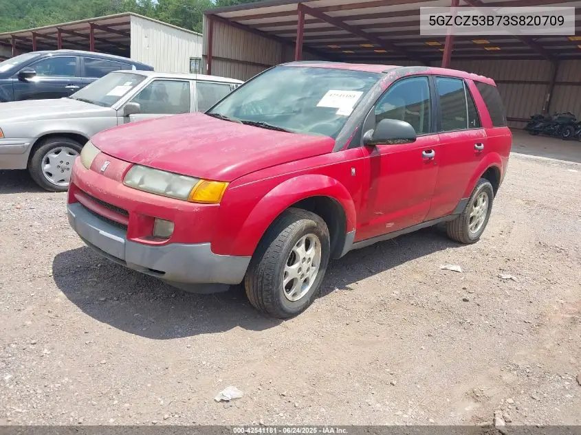 2003 Saturn Vue V6 VIN: 5GZCZ53B73S820709 Lot: 42541181