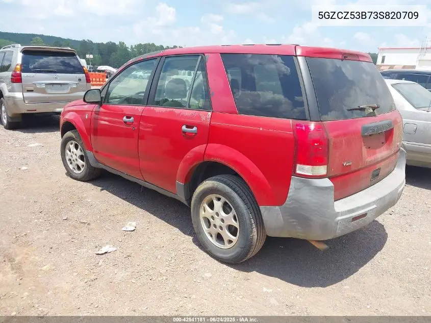 2003 Saturn Vue V6 VIN: 5GZCZ53B73S820709 Lot: 42541181