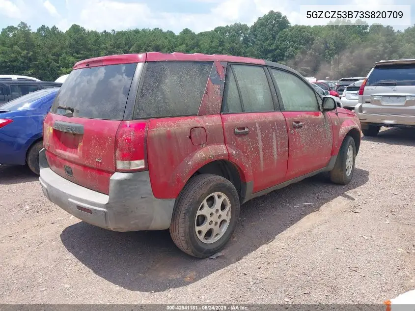 2003 Saturn Vue V6 VIN: 5GZCZ53B73S820709 Lot: 42541181