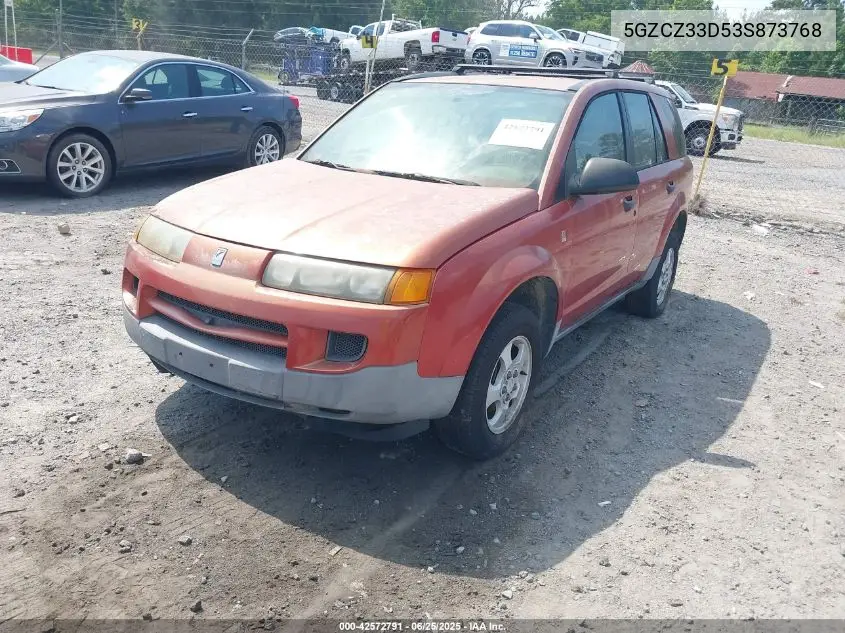 2003 Saturn Vue 4 Cyl VIN: 5GZCZ33D53S873768 Lot: 42572791