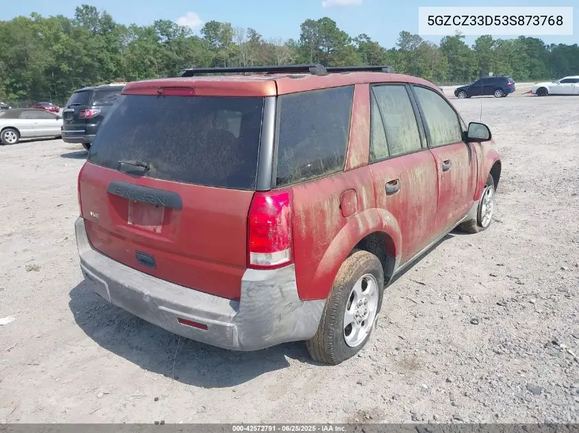 2003 Saturn Vue 4 Cyl VIN: 5GZCZ33D53S873768 Lot: 42572791
