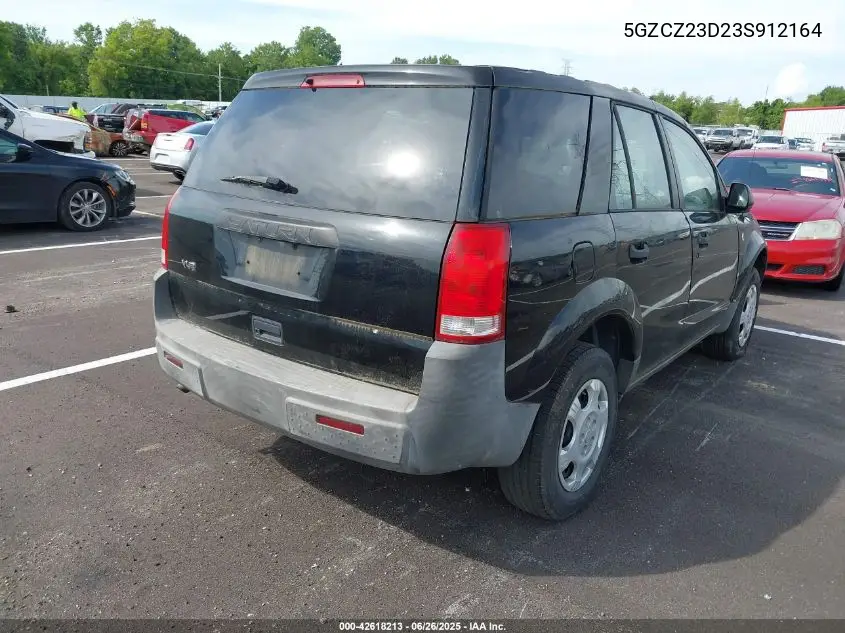 2003 Saturn Vue 4 Cyl VIN: 5GZCZ23D23S912164 Lot: 42618213