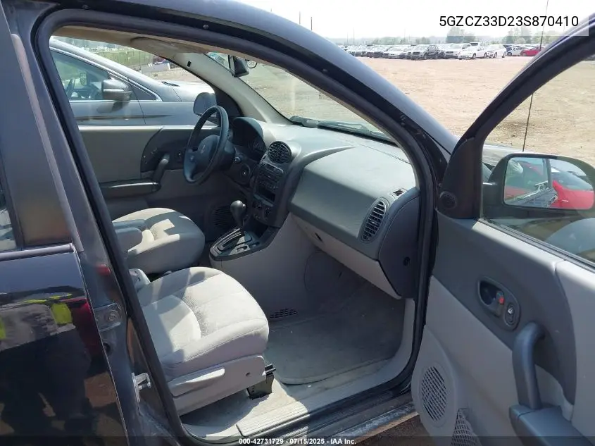 2003 Saturn Vue 4 Cyl VIN: 5GZCZ33D23S870410 Lot: 42731729
