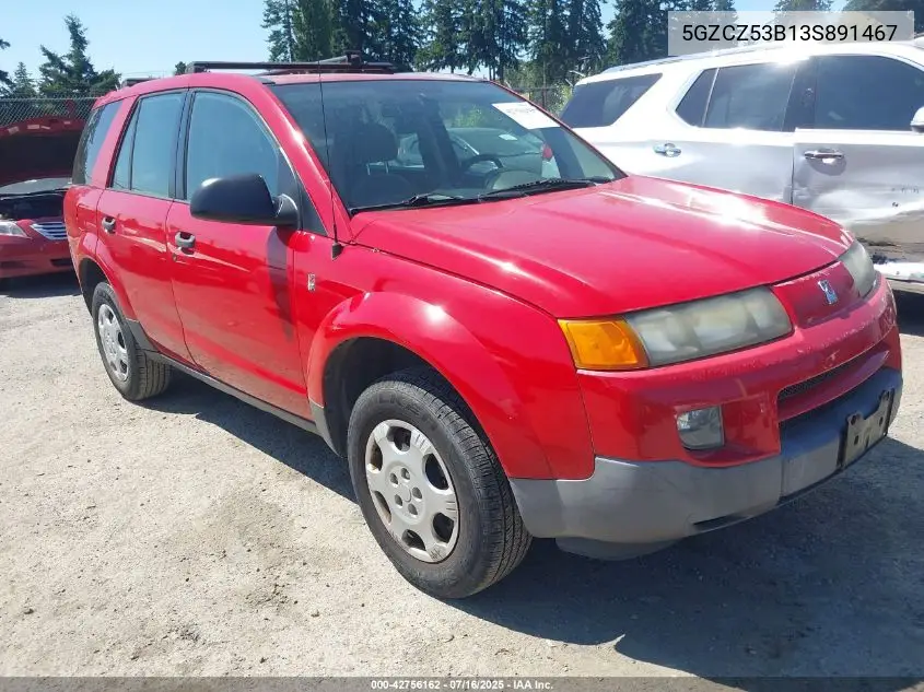 2003 Saturn Vue V6 VIN: 5GZCZ53B13S891467 Lot: 42756162