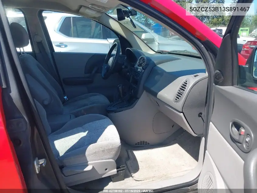 2003 Saturn Vue V6 VIN: 5GZCZ53B13S891467 Lot: 42756162