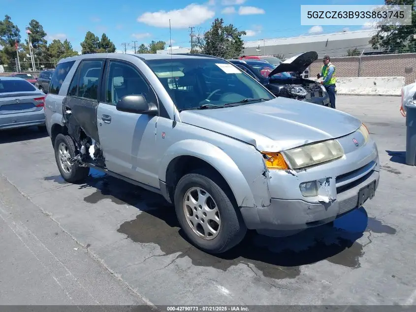 2003 Saturn Vue V6 VIN: 5GZCZ63B93S863745 Lot: 42790773