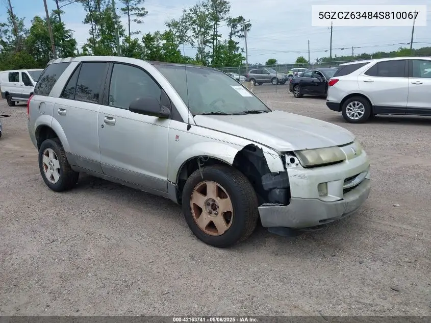 2004 Saturn Vue V6 VIN: 5GZCZ63484S810067 Lot: 42163741