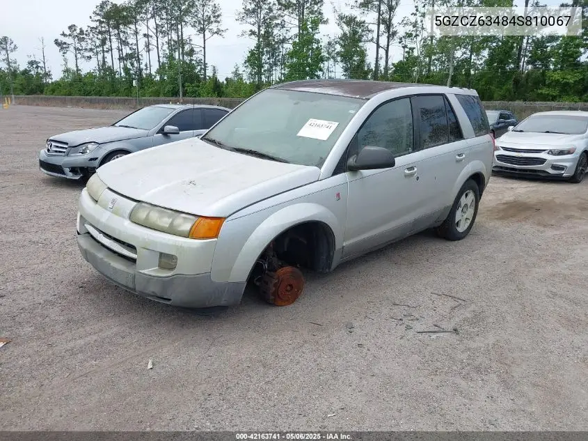 2004 Saturn Vue V6 VIN: 5GZCZ63484S810067 Lot: 42163741