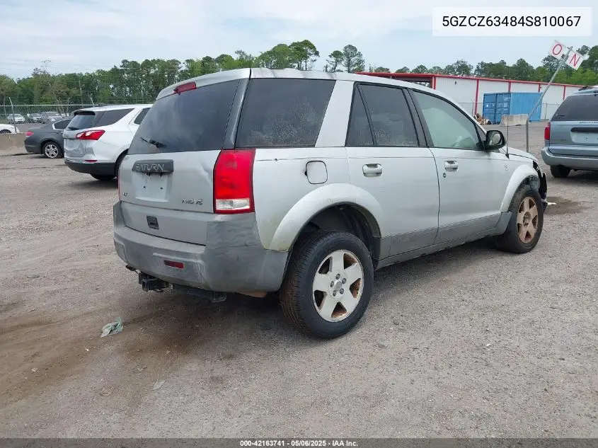 2004 Saturn Vue V6 VIN: 5GZCZ63484S810067 Lot: 42163741