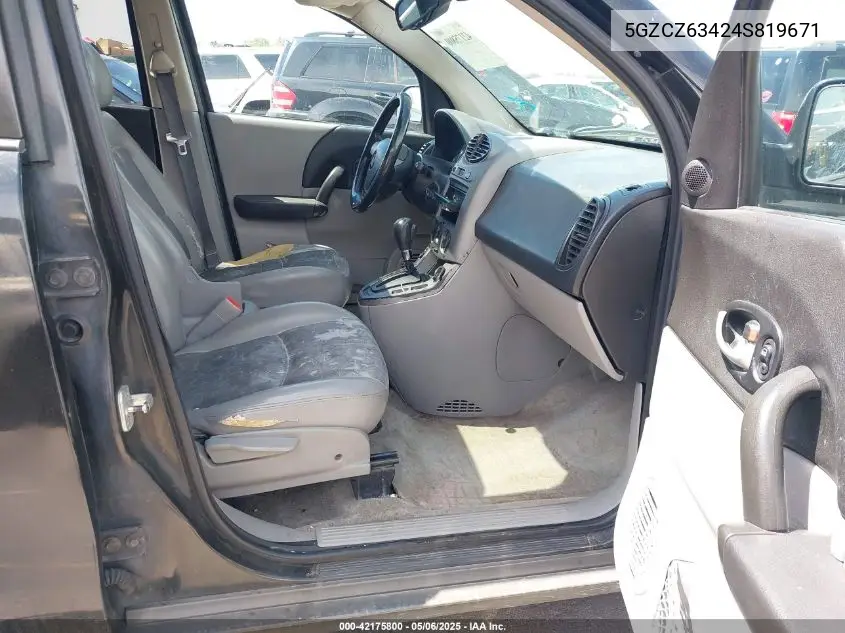 2004 Saturn Vue V6 VIN: 5GZCZ63424S819671 Lot: 42175800