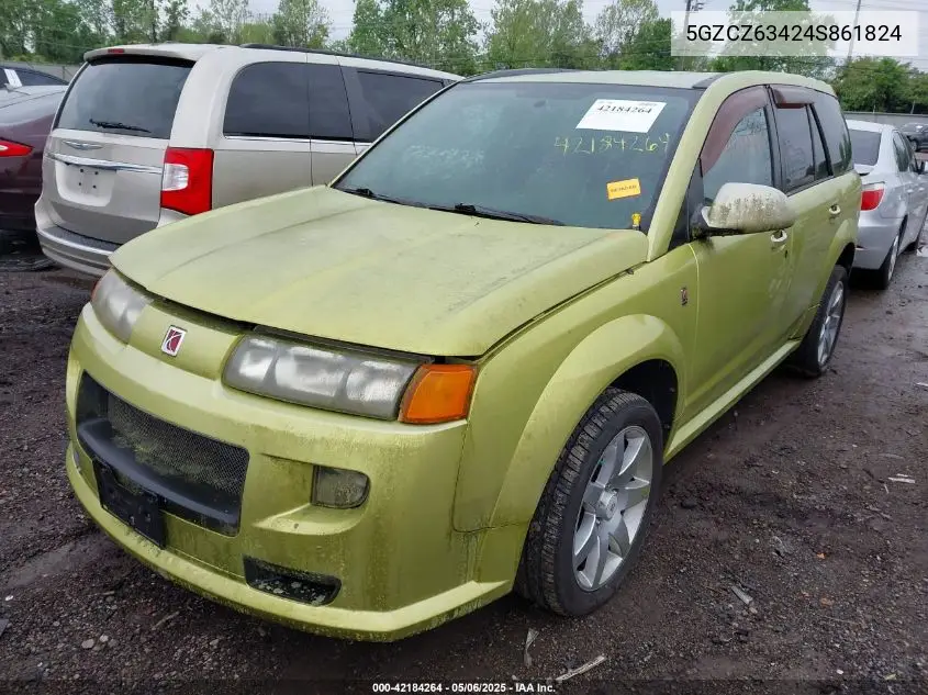 2004 Saturn Vue V6 VIN: 5GZCZ63424S861824 Lot: 42184264