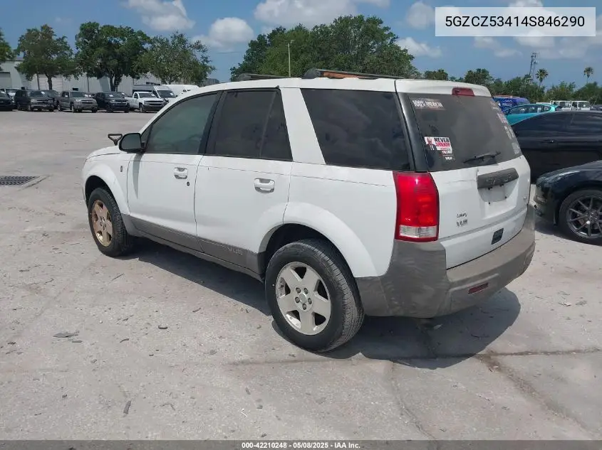 2004 Saturn Vue V6 VIN: 5GZCZ53414S846290 Lot: 42210248