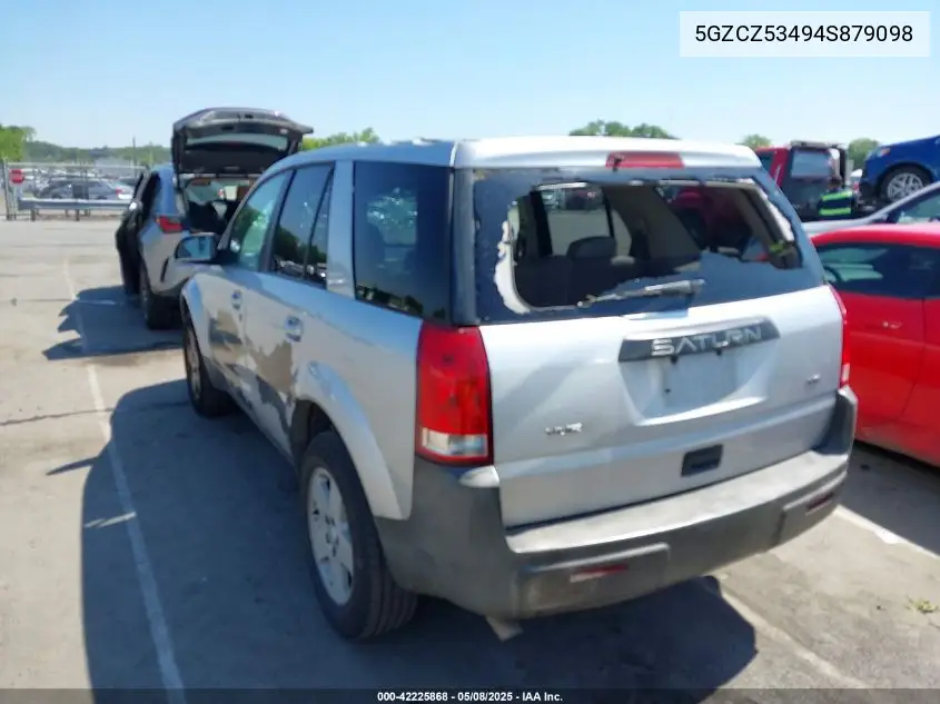 2004 Saturn Vue V6 VIN: 5GZCZ53494S879098 Lot: 42225868