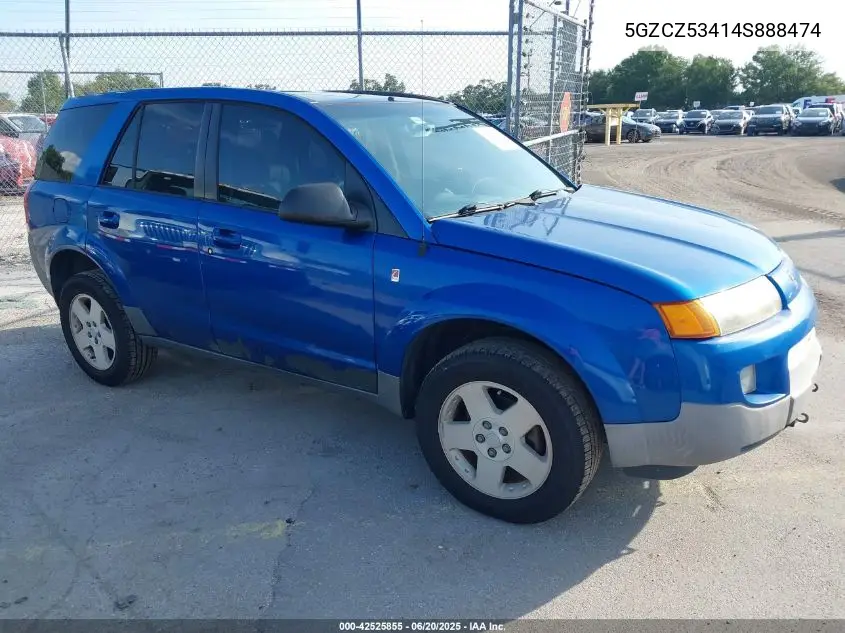 2004 Saturn Vue V6 VIN: 5GZCZ53414S888474 Lot: 42525855