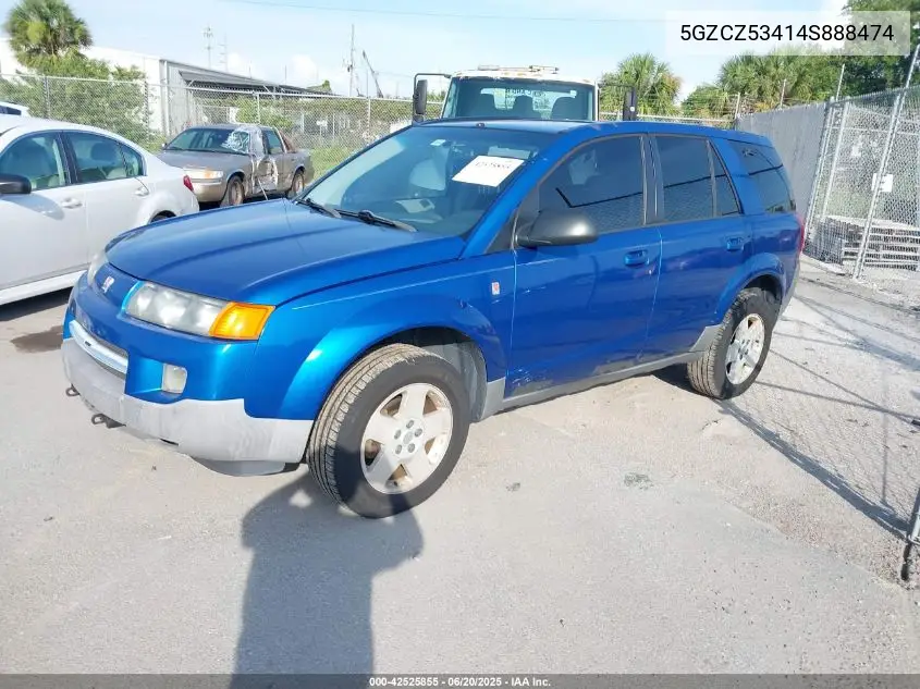 2004 Saturn Vue V6 VIN: 5GZCZ53414S888474 Lot: 42525855