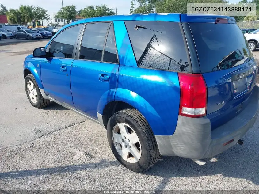 2004 Saturn Vue V6 VIN: 5GZCZ53414S888474 Lot: 42525855
