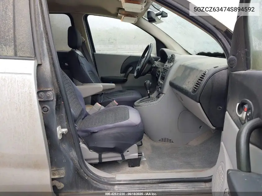 2004 Saturn Vue V6 VIN: 5GZCZ63474S894592 Lot: 42531230