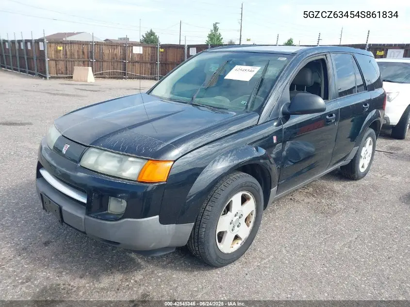 2004 Saturn Vue V6 VIN: 5GZCZ63454S861834 Lot: 42545346