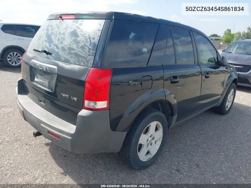 2004 Saturn Vue V6 VIN: 5GZCZ63454S861834 Lot: 42545346