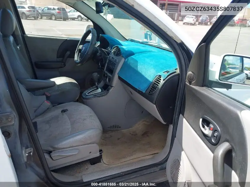 2005 Saturn Vue V6 VIN: 5GZCZ63435S807837 Lot: 41851685